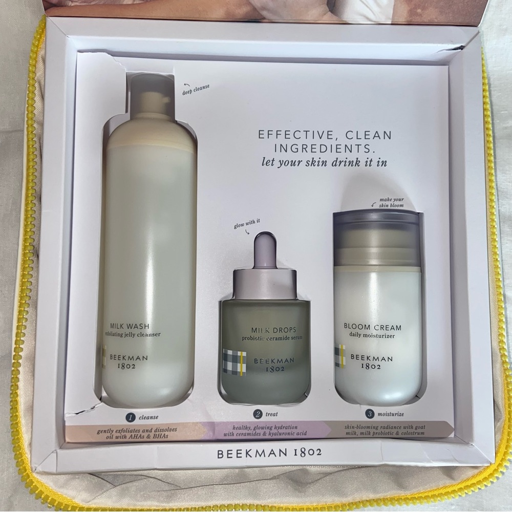BEEKMAN 1802 SKINCARE SET NIB
